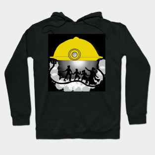 workers happy family by sakhhan artworks Hoodie